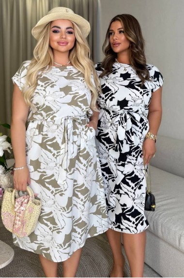 Платье с принтом AB-1811A9 Платье с принтом AB-1811A9