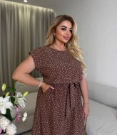 Платье с принтом AB-1811A9