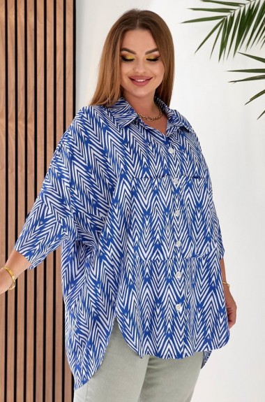 Блузка большого размера  NU-1458A15