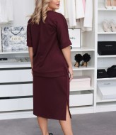 Костюм юбка и футболка  VK-078A700