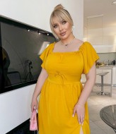 Летнее платье с разрезом YM-05820.3A11