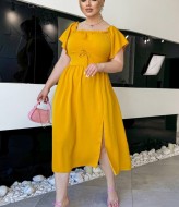 Летнее платье с разрезом YM-05820.3A11