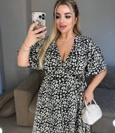 Платье с запахом летнее PRAT-2283A580