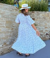 Платье с запахом летнее PRAT-2283A580