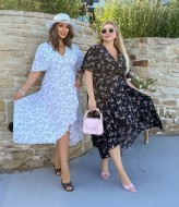 Платье с запахом летнее PRAT-2283A580