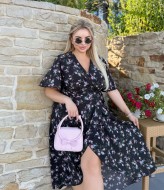 Платье с запахом летнее PRAT-2283A580