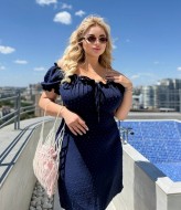 Женское платье короткое  PRA-1369A430