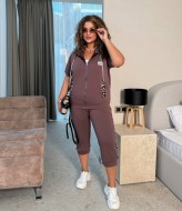 Трикотажный спортивный костюм женский LZ-L922A720