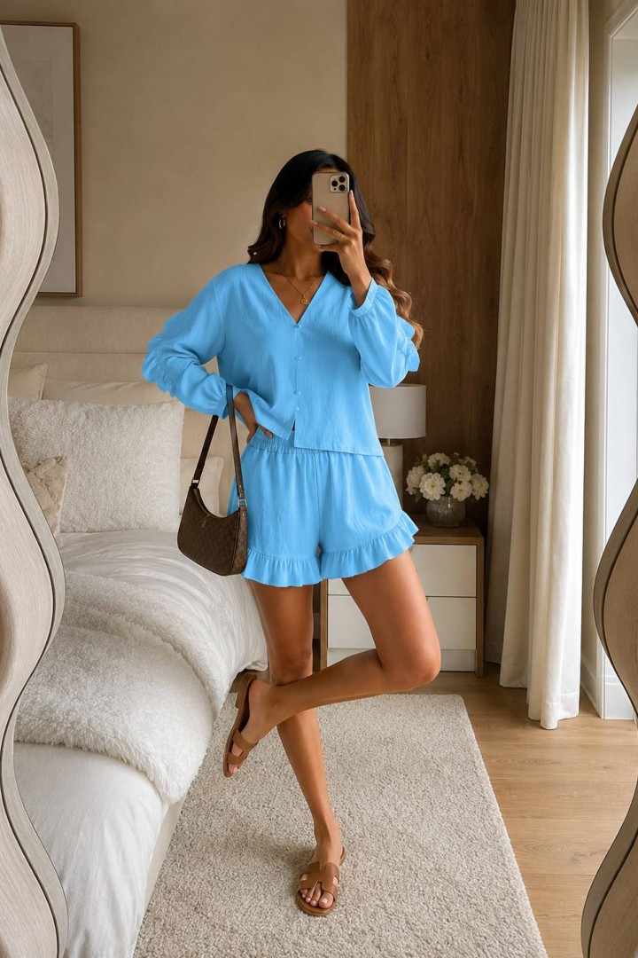 Костюм сорочка та шорти VIVI-501A550