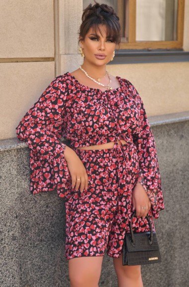 Летний костюм шорты и топ YM-5831A13