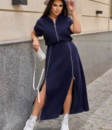 Платье с молниями BEL-143A18