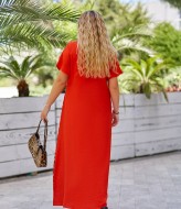 Льняное длинное платье LF-253A520