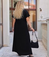 Льняное длинное платье LF-253A520