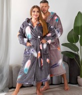 Мужской халат плюшевый  DG-p15589A650