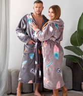 Мужской халат плюшевый  DG-p15589A650