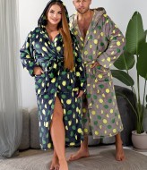 Мужской халат плюшевый  DG-p15589A650