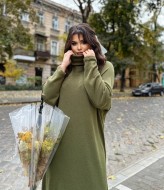 Платье с воротником хомут AP-1120.1A550