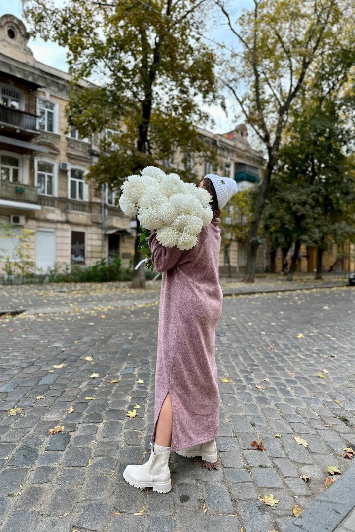 Платье с воротником хомут AP-1120.1A550