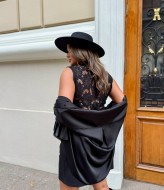 Кружевной топ под пиджак  VW-1611A320