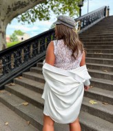 Кружевной топ под пиджак  VW-1611A320