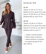 Элегантный костюм женский  ANA-1678A18