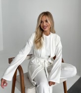 Велюровый домашний костюм тройка  ANA-1675A19