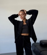 Велюровый костюм на молнии  JAV-802.5502A700