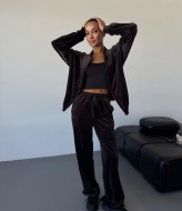 Велюровый костюм на молнии  JAV-802.5502A700