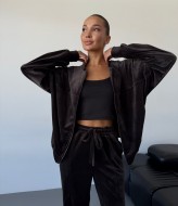 Велюровый костюм на молнии  JAV-802.5502A700