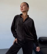 Велюровый костюм на молнии  JAV-802.5502A700