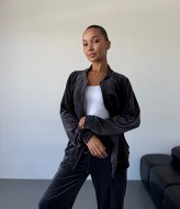 Велюровый костюм на молнии  JAV-802.5502A700