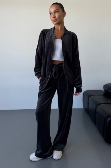 Велюровый костюм на молнии  JAV-802.5502A700