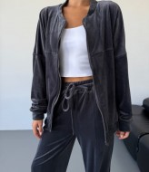 Велюровый костюм на молнии  JAV-802.5502A700