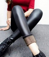 Кожаные лосины на меху  DMP-A517A240B260