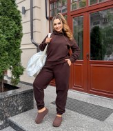 Костюм с жилеткой женский теплый  AB-1831A18B17