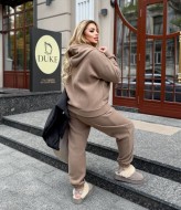 Костюм с жилеткой женский теплый  AB-1831A18B17