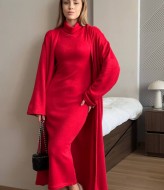 Платье и кардиган комплект  MOK-590A859