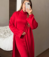 Платье и кардиган комплект  MOK-590A859