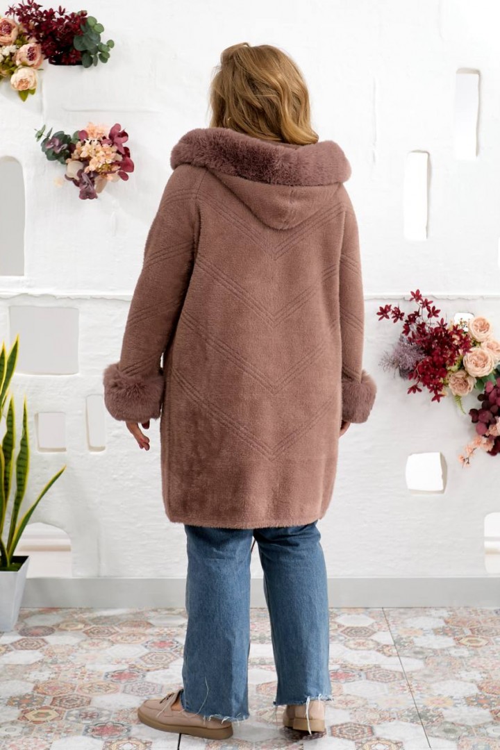 Пальто з хутром MAX-939A1400
