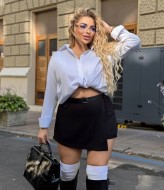 Короткая юбка шорты  INS-457A550