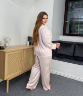 Шелковая пижама с брюками  AB-1825A19