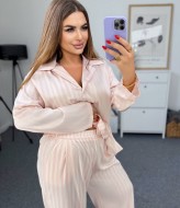 Шелковая пижама с брюками  AB-1825A19