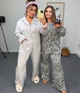 Шелковая пижама с брюками  AB-1825A19