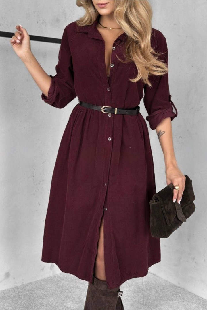 Вельветова сукня RED-rs149A600