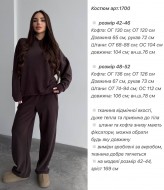 Спортивный костюм из флиса  ANA-1700A23