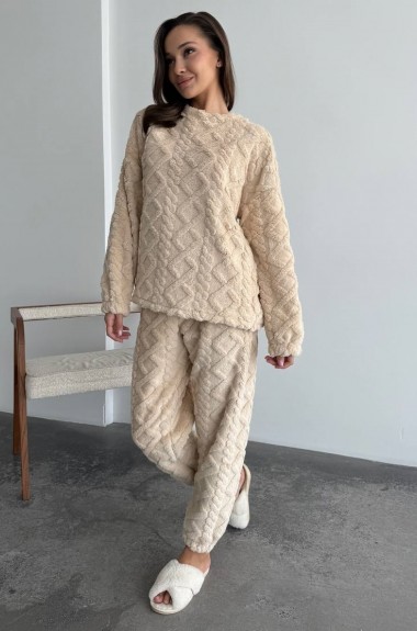 Домашний костюм теплый женский ANA-1692A16 Домашний костюм теплый женский ANA-1692A16