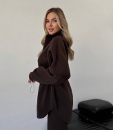 Кофта на замке без капюшона  ANA-1694A12