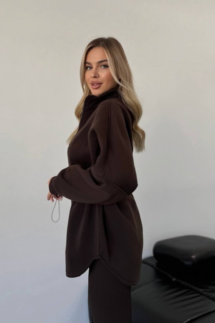 Кофта на замке без капюшона  ANA-1694A12