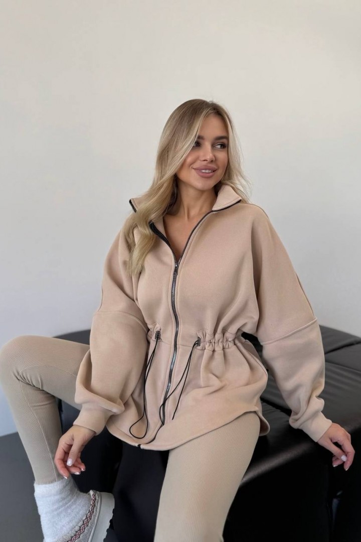 Кофта на замке без капюшона  ANA-1694A12