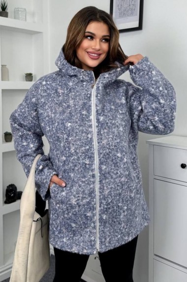 Теплый кардиган на молнии AD-7873.1A380 Теплый кардиган на молнии AD-7873.1A380